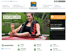 Tablet Screenshot of indian-point-campground.com